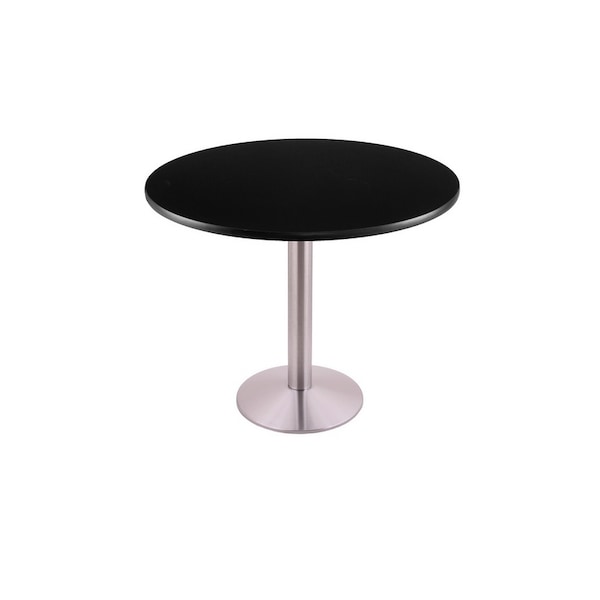 30" 214 Stainless Table, 30" dia. Top